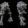 Iron-Walker-D2-Mystic-Pigeon-Gaming-Sample-A.jpg Iron Strider/Sentinel Weapons Platform With Optional Cyborg Pilot Wargame Proxy