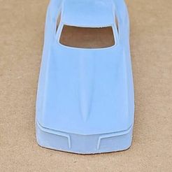 63 C2 VETTE PRO MOD - CARROSSERIE DRAG CAR (AVEC BUMPERETES)