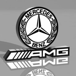 STL-Datei Anhänger porte clé Mercedes Benz AMG / Mercedes Benz AMG  Schlüsselanhänger ornement kostenlos・Design für 3D-Drucker zum  herunterladen・Cults