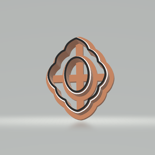 clay cookie cutter 3D model