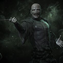2.jpg Archivo STL Voldemort Bust・Plan imprimible en 3D para descargar