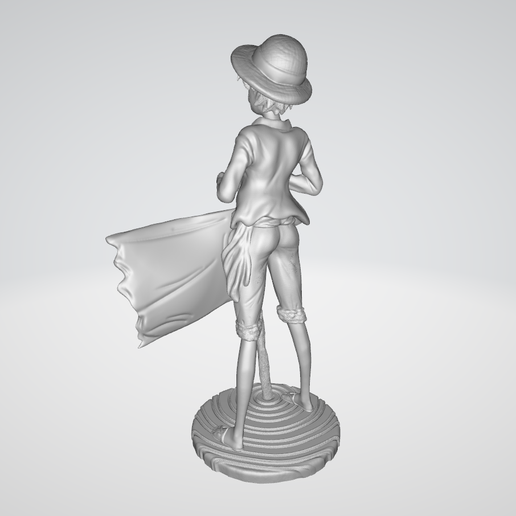 Model 3.PNG Download free STL file Monkey D Luffy • 3D printer design, BODY3D