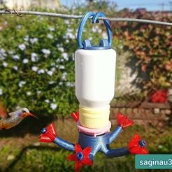 InShot_20200706_110152645_000011.jpg Archivo STL gratis bebedero colibrí, hummingbird feeder・Modelo de impresión 3D para descargar