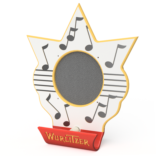 Wurlitzer-4003-Speaker-3D-Render.png Wurlitzer 4003 Jukebox Speaker 8" Audio Speaker