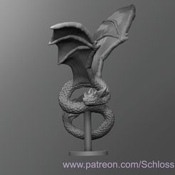 Flying_Snake.jpg Free STL file Flying Snake・3D print object to download