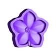 flower_m3_female_stl.stl Molde de flor Forget-me-Not - Molde artificial em EVA