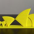 IMG_20191003_103837.jpg Free STL file Sydney Opera House silhouette・3D printable model to download
