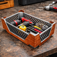 Bandeja-de-herramientas-en-taller.png Modular Desk Organizer System | Stackable Storage STL