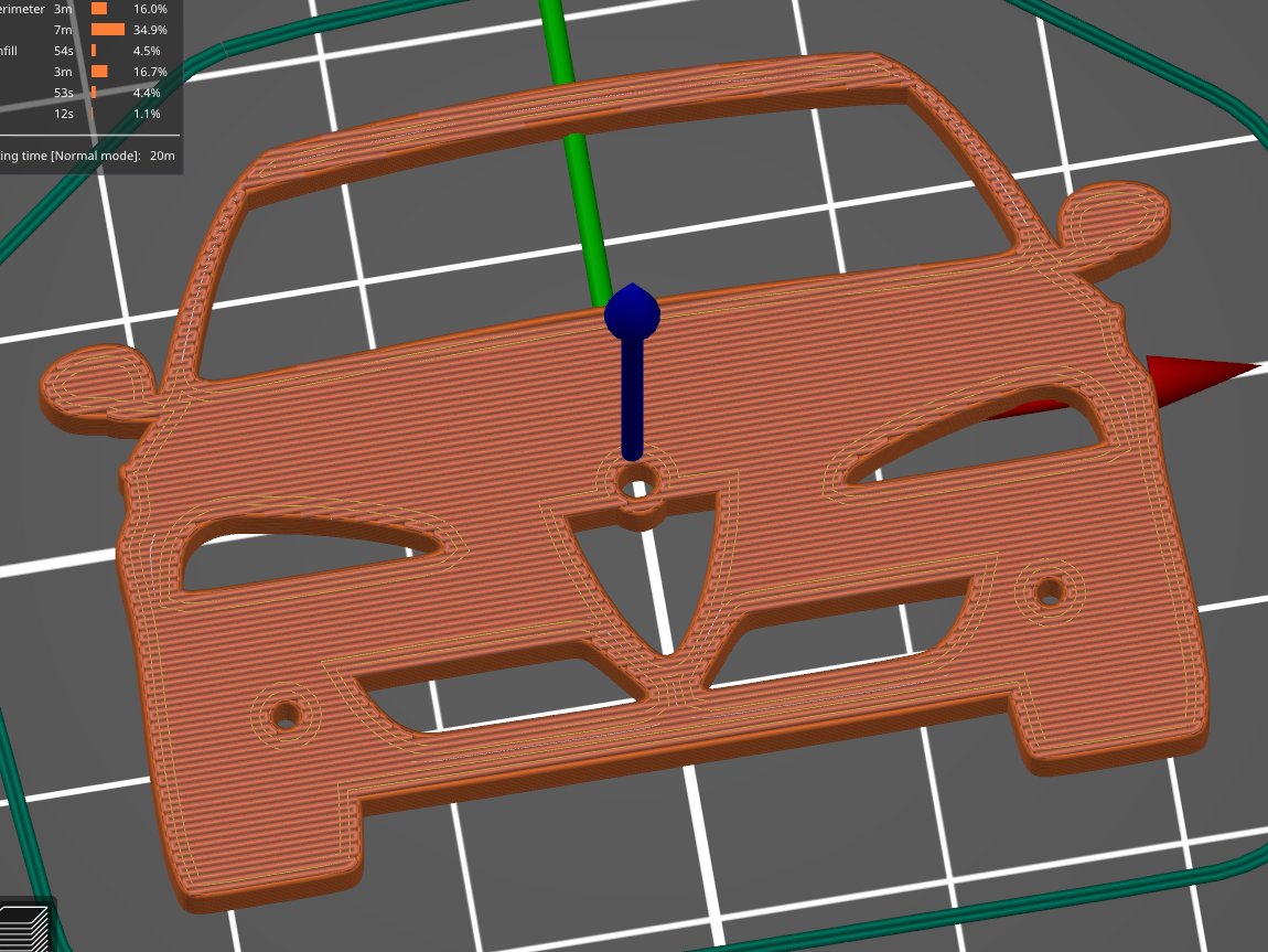 147fl_key_promo.png Файл STL Alfa Romeo 147 фейслифтинг силуэт ключ・Шаблон для 3D-печати для загрузки, EdimDesign