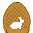 3.png Easter Bunny Cookie cutter