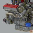 Maserati-biturbo_render_11.jpg MASERATI BITURBO V6 (injection version) - ENGINE