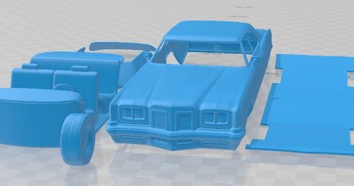 🚗 Pontiac Catalina 1972 Printable Car・ 3D File for ・Cults