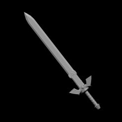 BPR_Render.jpg STL file Master Sword | Zelda Breath of the Wild・3D printer model to download