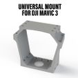 universal.jpg Universal mount for drone DJI Mavic 3 - top and bottom - for DIY projects