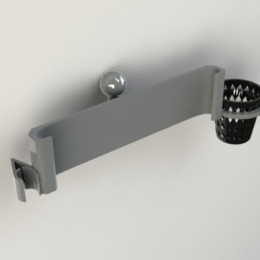 Remix of IKEA TERTIAL lamp Nexus 7 mount 3D model