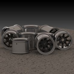 R13_all.jpg STL file RS Watanabe R13 set・3D printing design to download