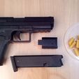 IMG20230516160216.jpg Canik TP9SF Shell Ejecting Semi Auto Rubber Band Gun Fully Functional Scale 1:1