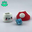 mushroom_7.jpg Cute Mushroom Friends Clicker Keychain Bundle