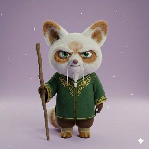Master Shifu Chibi - Kung Fu Legends - STL File for 3D Printing