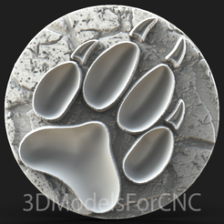 1.png Fichier 3D Modèle 3D Fichier STL pour CNC Router Laser & 3D Printer Paw 1・Design pour imprimante 3D à télécharger