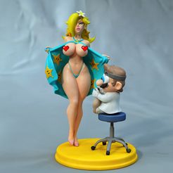 1.jpg Файл STL доктор и персик・3D-печатный дизайн для загрузки