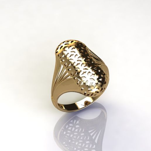 WOMEN PLAIN RING GROUP FTS READY STL 3D PRINT MODEL 3D model