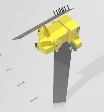 (Rev1) ALOS SATELLITE (JAXA)Free STL File for 3D printingCults