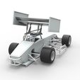 18.jpg Supermodified front engine Winged race car V4 Scale 1:25