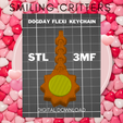 dogday-keychain-2.png Sun Flexi Keychain / Smiling Critters Dog Day Flexi Sun Symbol / Poppy playtime