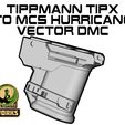 TIPX_to_MCS_Hurricane_VECTOR_DC.jpg Tippmann TIPX to MCS Hurricane Adapter Vector edition DMC