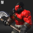Axe-Dota2.196.png Axe Dota 2 3D Print Model STL 3D print model