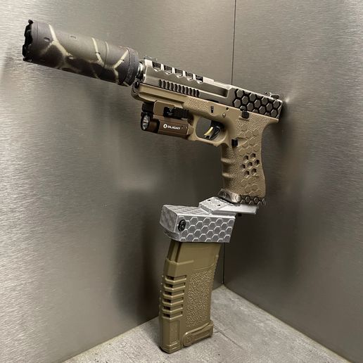 M4 Glock adapter 3D model