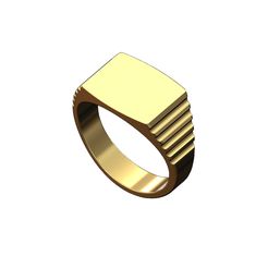 Rounded-recta-graduated-signet-ring-size5to11-00.jpg Descargar archivo STL Anillo de sello rectangular redondeado escalonado Tallas 5 a 11 de EE.UU. Modelo de impresión 3D • Objeto imprimible en 3D, RachidSW