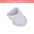 Poop~1in-cookiecutter-only2.png Poop Cookie Cutter 1in / 2.5cm
