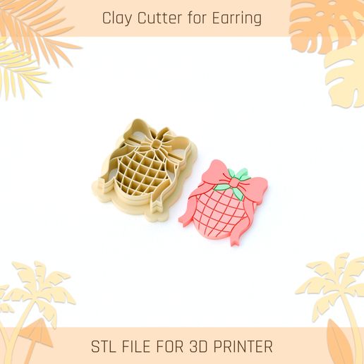 Strawberry Disco Ball Clay Cutter
