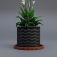 3D-Printed-Wavy-Planter-view-4.jpg 3D 打印波浪形花盆