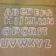IMG_3924.JPG Alphabet cutter alphabet cookie cutter 6cm alphabet letters