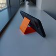 d0bad7895a82681bdda6f63ebbc3b888_display_large.jpg Free STL file Just a phone stand・3D printer model to download