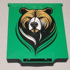 Bear-Lid-Make-2.jpg Bear Card Box Lid with Bear modeled in for easy painting