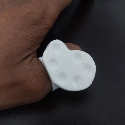 Nail painting palette 3D model