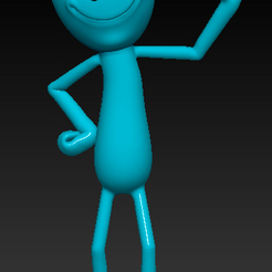 STL file Rick and Morty - Mr Meeseeks Funko 🐉・3D print model to  download・Cults