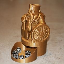 dwarf_2.JPG The Dice Dwarf - easy to print dice tower, no support needed