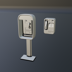telephones.png Archivo STL Teléfonos de calle・Objeto de impresión 3D para descargar