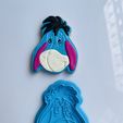 IMG_4157.jpeg Eeyore FROM WINNIE THE POOH COOKIE CUTTER WITH STAMP, CLAY, FONDANT, CAKE