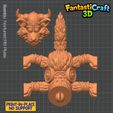 plate.jpg FANTASTICRAFT3D - Viking Dog - Flexi FDM 3D Print model