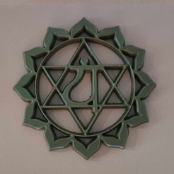 356945373_1011060890072538_1563182171571888297_n.jpg STL file Heart Chakra Wall Art 2.5D・Template to download and 3D print