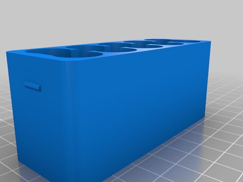Download free STL file AA Battery Box for 10 pcs • 3D printer object