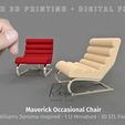 Maverick-Occasional-Chair-Miniature-4.jpg MINIATURE Maverick Occasional Chair | Williams Sonoma-Inspired  | Miniature Furniture