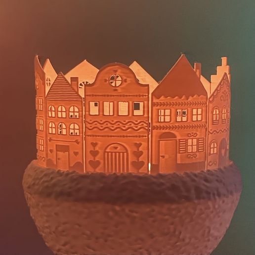 Gingerbread-Carousel-Lantern8.jpg Gingerbread Carousel Lantern (Lamp Shade / Tea Light Holder)