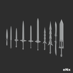 004-Img01.png FANTASY WEAPONS PACKAGE - Swords and Daggers (Part 04)